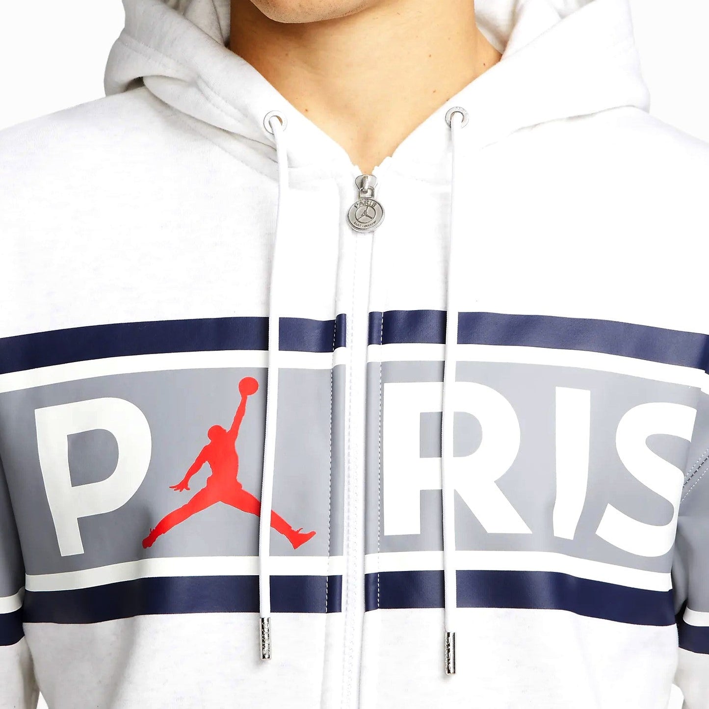 Jordan x PSG Casual Fleece white presentation tracksuit 2022 - Jordan-2