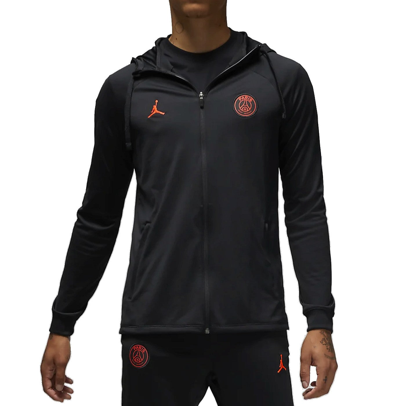 Jordan x PSG Soccer black training presentation tracksuit 2022/23 - Jordan-0