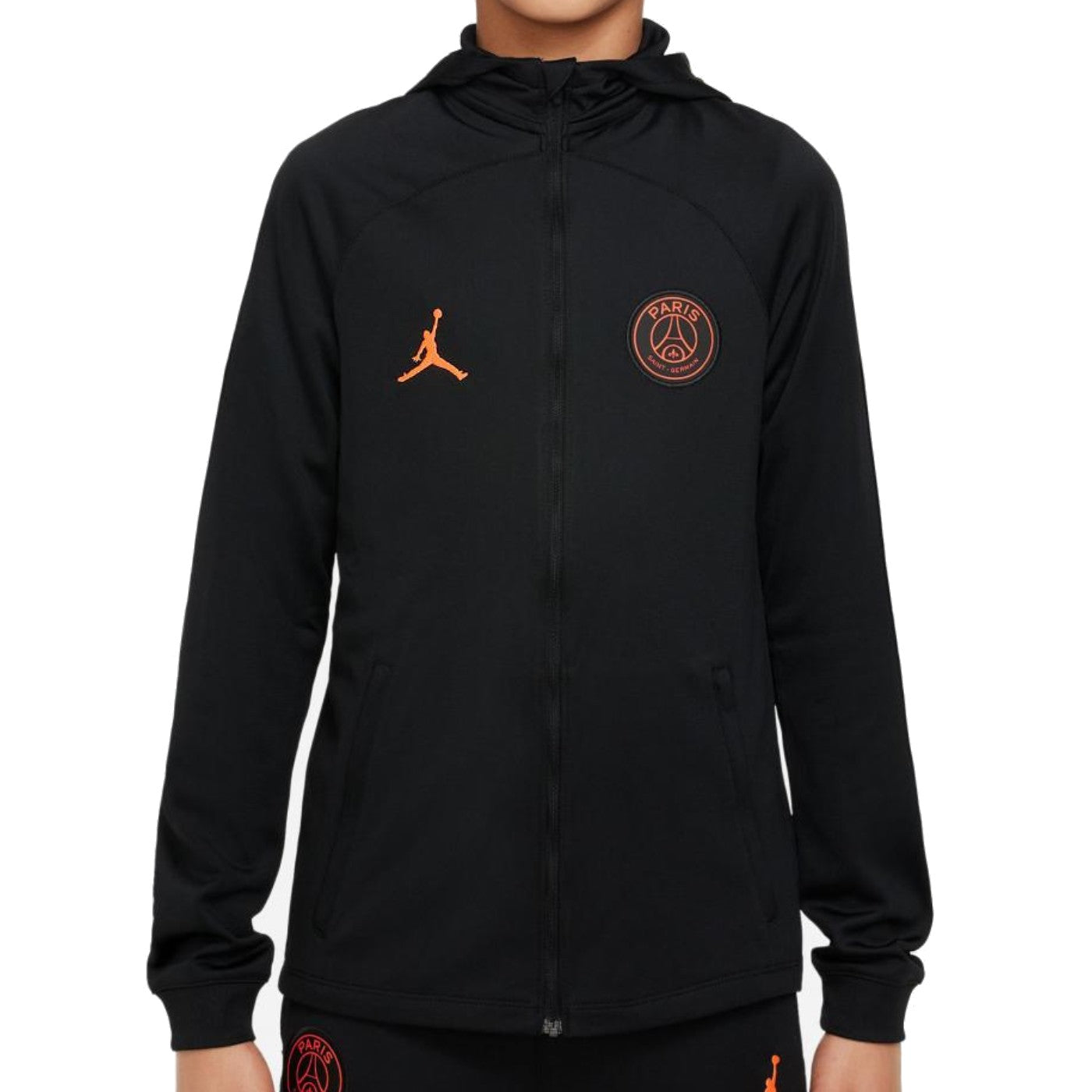 Kids - Jordan x PSG Soccer black training presentation tracksuit 2022/23 - Jordan-2