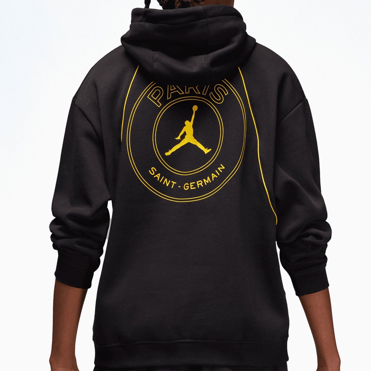 Jordan x PSG Casual Fleece fanwear presentation tracksuit 2023 black - Jordan-2