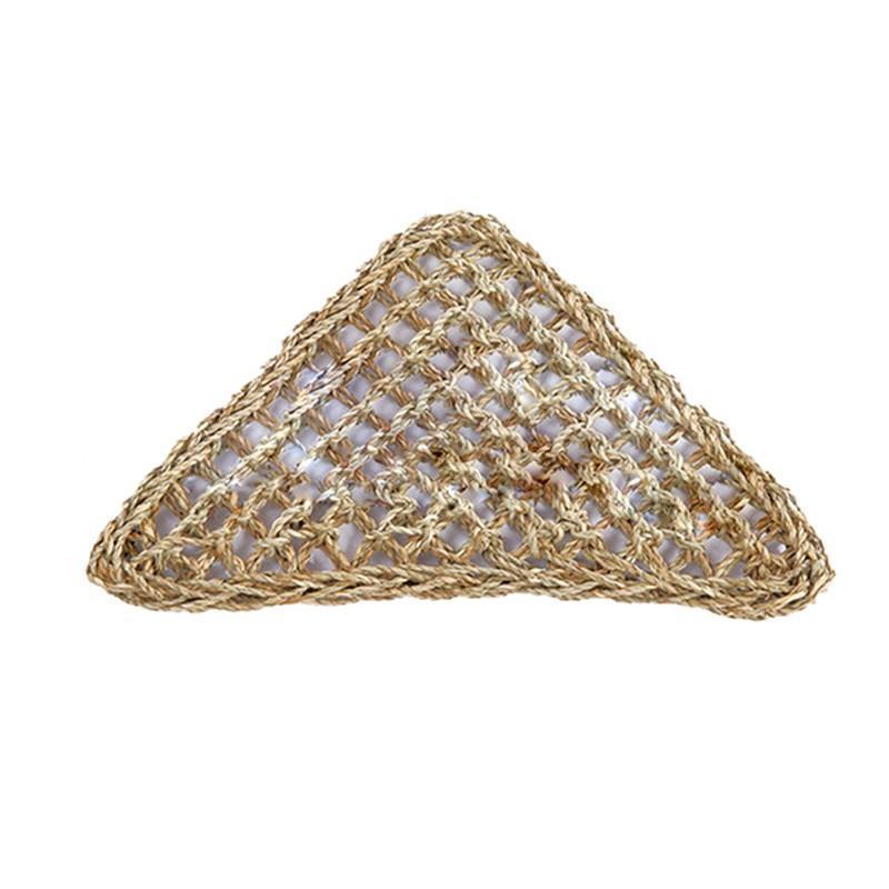 Comfortable and Natural Straw Reptile Bed Hammock for Basking and Relaxation-5