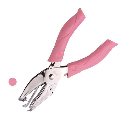 Circle/Heart/Star Shaped Metal Hole Punch Pliers - Paper Hand Puncher-5