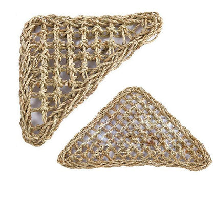 Comfortable and Natural Straw Reptile Bed Hammock for Basking and Relaxation-1