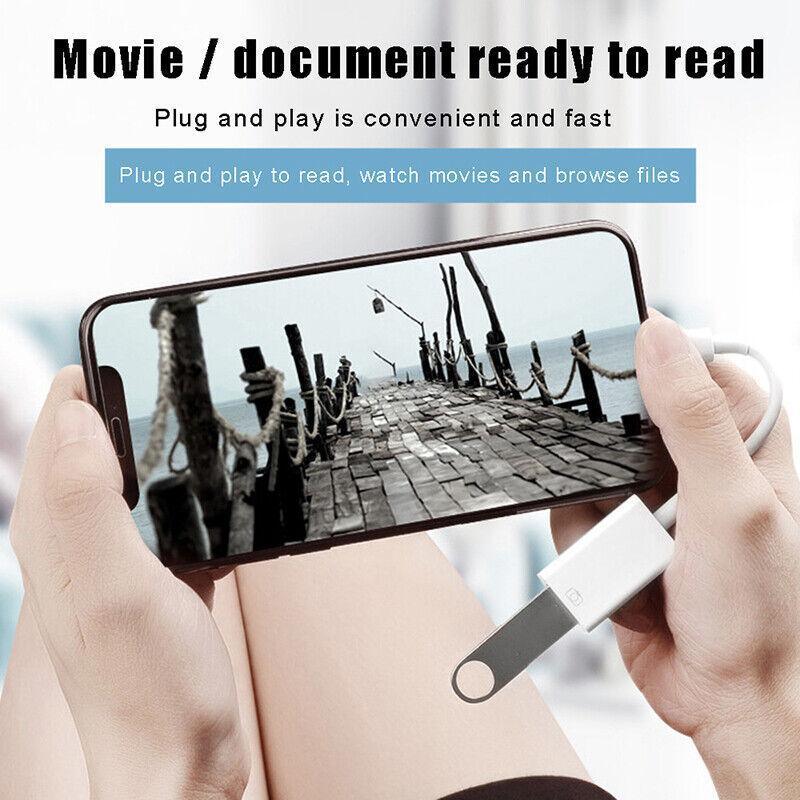 For Iphone Or Type C To Usb Otg Data Cable Adapter Male 3.0 A Female Converter-4