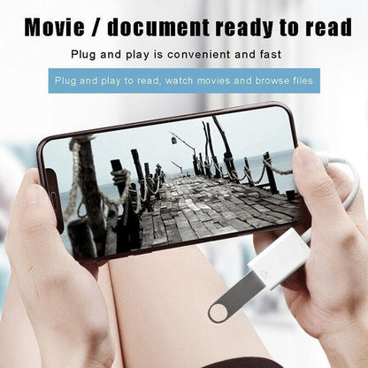 For Iphone Or Type C To Usb Otg Data Cable Adapter Male 3.0 A Female Converter-4
