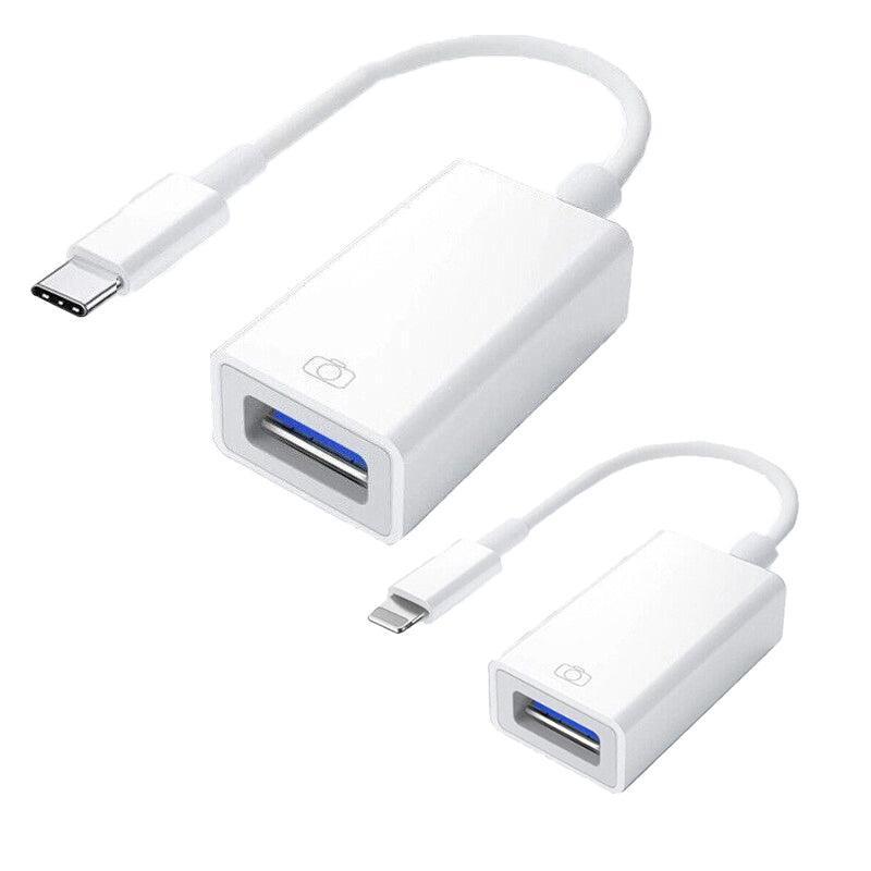 For Iphone Or Type C To Usb Otg Data Cable Adapter Male 3.0 A Female Converter-1