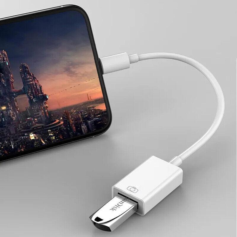 For Iphone Or Type C To Usb Otg Data Cable Adapter Male 3.0 A Female Converter-2