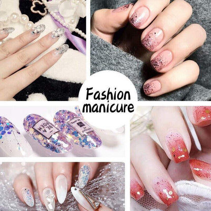 50G Fine Glitter Dust Powder Holographic Iridescent Metallic Body Nail Art Craft-4