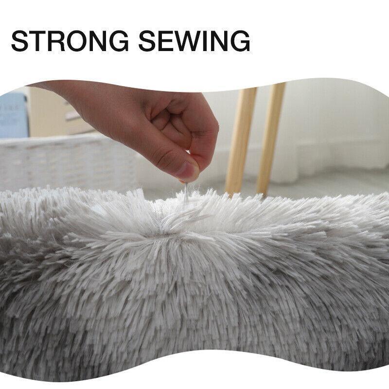 Antislip Washable 3Pc Bathroom Mat Set Fluffy Toilet Cover Pedestal Rug Bath Mat-2