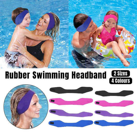 Adjustable Waterproof Swimming Headband for Ear Protection Unisex Diving Use-0