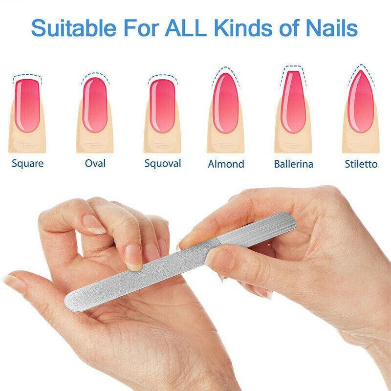 Diamond Nail File for Hand Foot Care Manicure Podiatry Tool 20.2cm-3