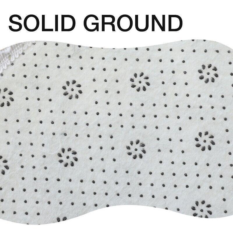 Antislip Washable 3Pc Bathroom Mat Set Fluffy Toilet Cover Pedestal Rug Bath Mat-4