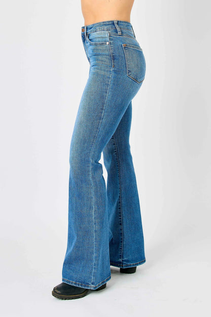 Judy Blue Full Size Hw Classic Flare Jeans Plus Size-2