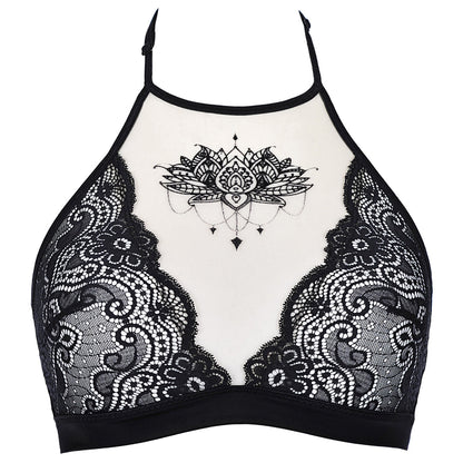 Axami Julianne Sheer Lace Wireless Bralette-4