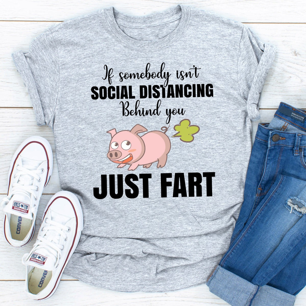 If Somebody Isn't Social Distancing Behind You T-Shirt-25