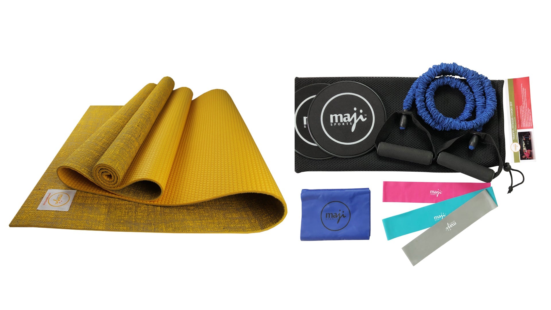 Jute Premium ECO Fitness, pilates, Yoga Mat + Fitness Bundle-0