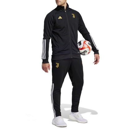 Juventus black training bench tracksuit 2023/24 - Adidas-1