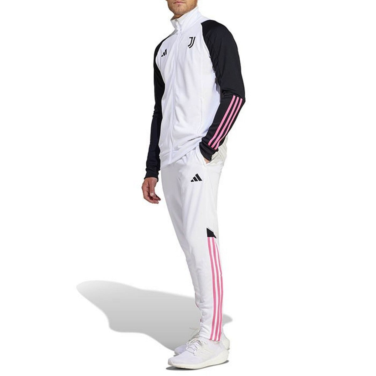 Juventus white training bench tracksuit 2023/24 - Adidas-1