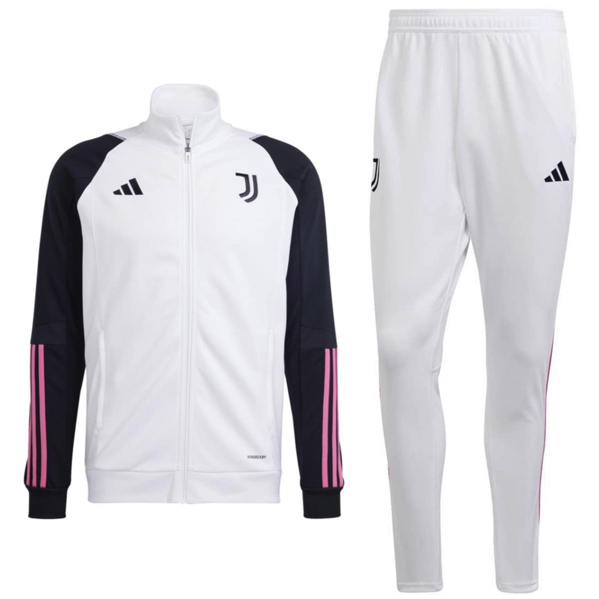 Juventus white training bench tracksuit 2023/24 - Adidas-0
