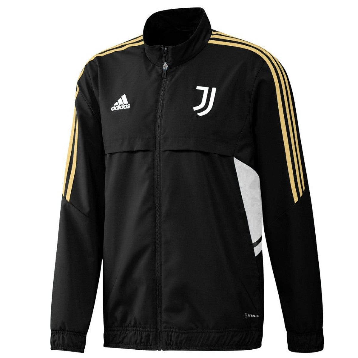 Juventus Soccer training presentation tracksuit 2022/23 black - Adidas-1