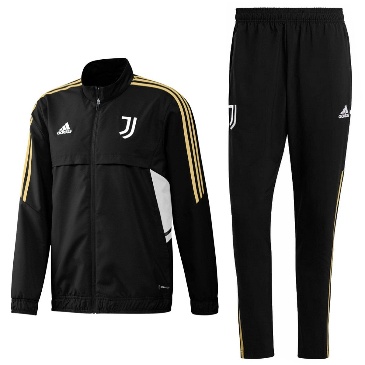 Juventus Soccer training presentation tracksuit 2022/23 black - Adidas-0