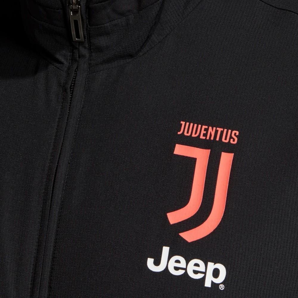 Juventus black training presentation Soccer tracksuit 2019/20 - Adidas-3