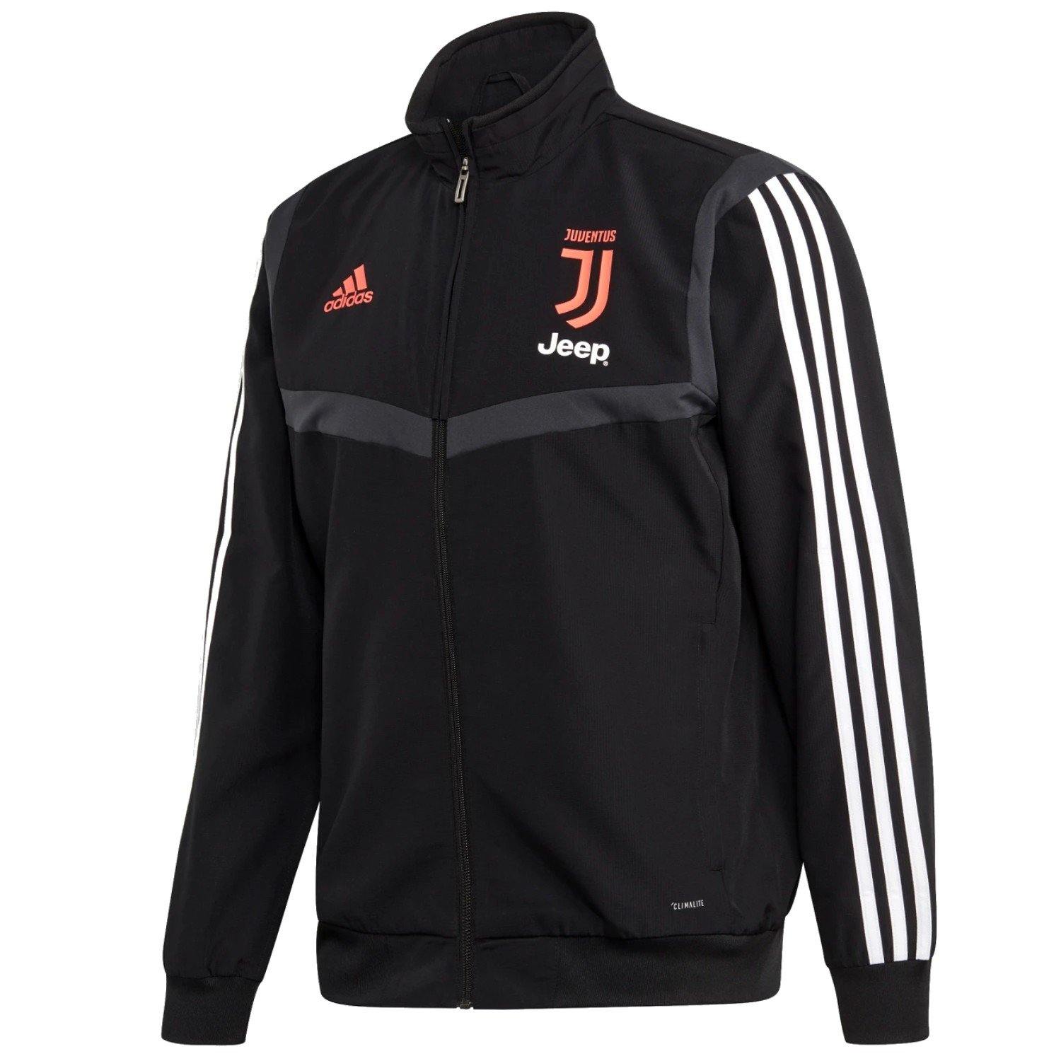 Juventus black training presentation Soccer tracksuit 2019/20 - Adidas-2
