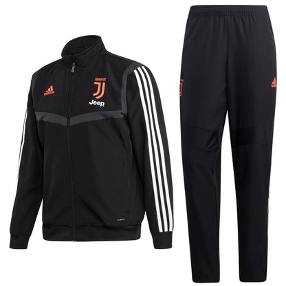Juventus black training presentation Soccer tracksuit 2019/20 - Adidas-0