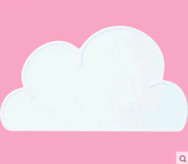 Silicone Cloud Placemat for Kids - Waterproof & Eco-Friendly
