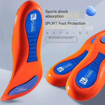 Men's Athletic Insoles with Shock Absorption and Breathability