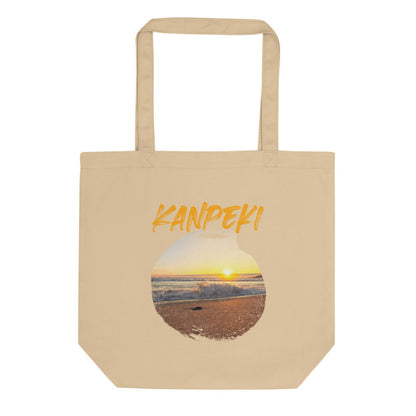 Kanpeki Sunset Beach Organic Tote Bag-1