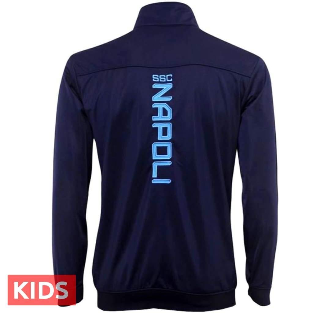 Kids - SSC Napoli Navy Training Soccer Tracksuit 2017/18 - Kappa-2