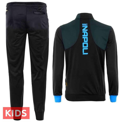 Kids - SSC Napoli dark blue presentation soccer tracksuit 2018/19 - Kappa-1