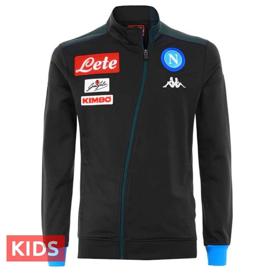 Kids - SSC Napoli dark blue presentation soccer tracksuit 2018/19 - Kappa-2