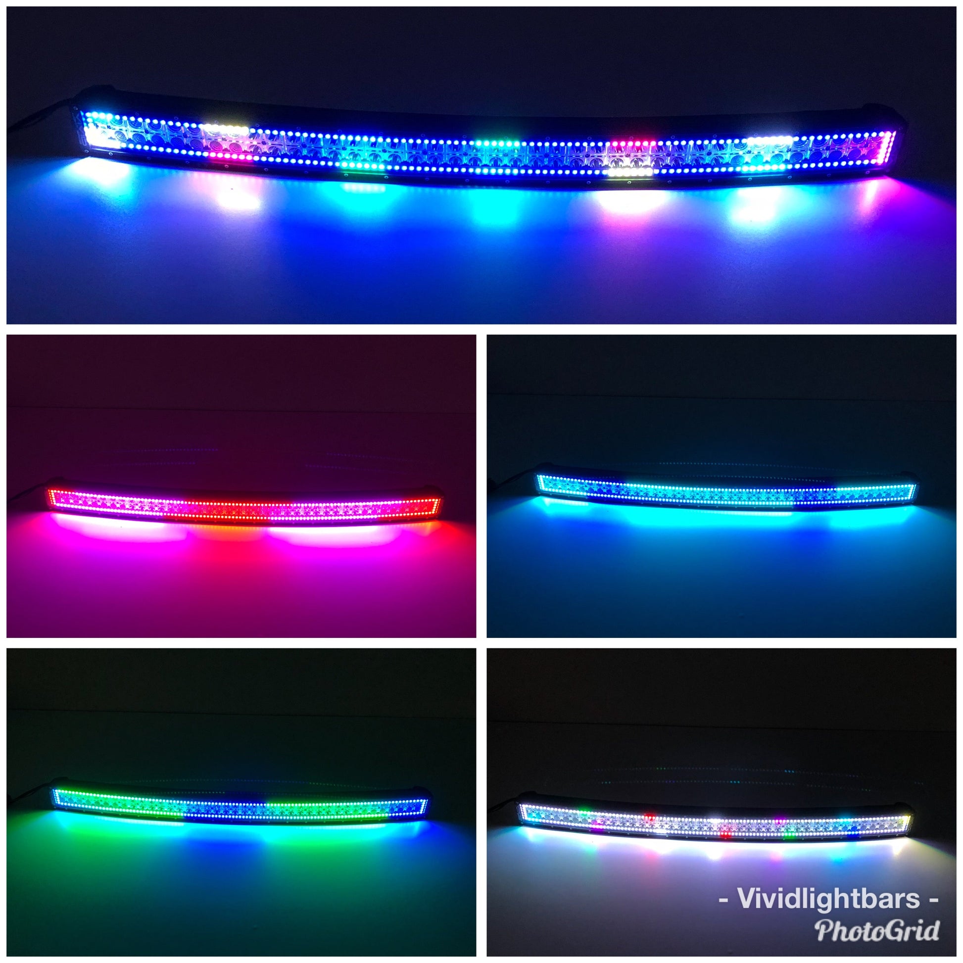 41.5" Curved RGB Chasing Halo Light Bar-1