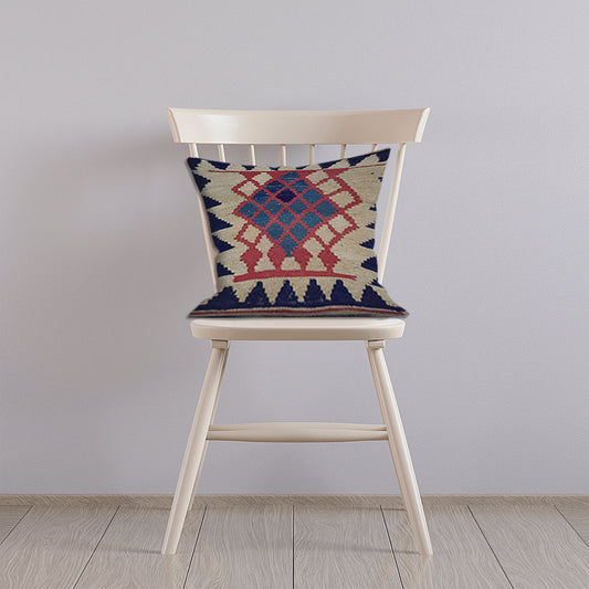 Kilim -Handwoven- Pale -Oyster- Cushion- Cover