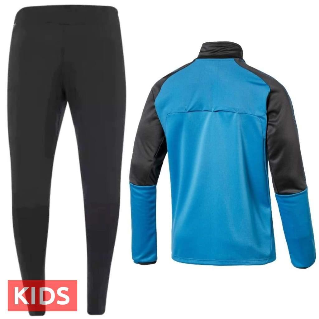 Kids - Arsenal FC blue Technical Training Soccer Tracksuit 2017/18 - Puma-1