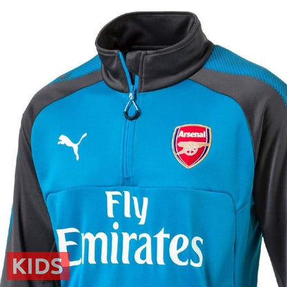 Kids - Arsenal FC blue Technical Training Soccer Tracksuit 2017/18 - Puma-2