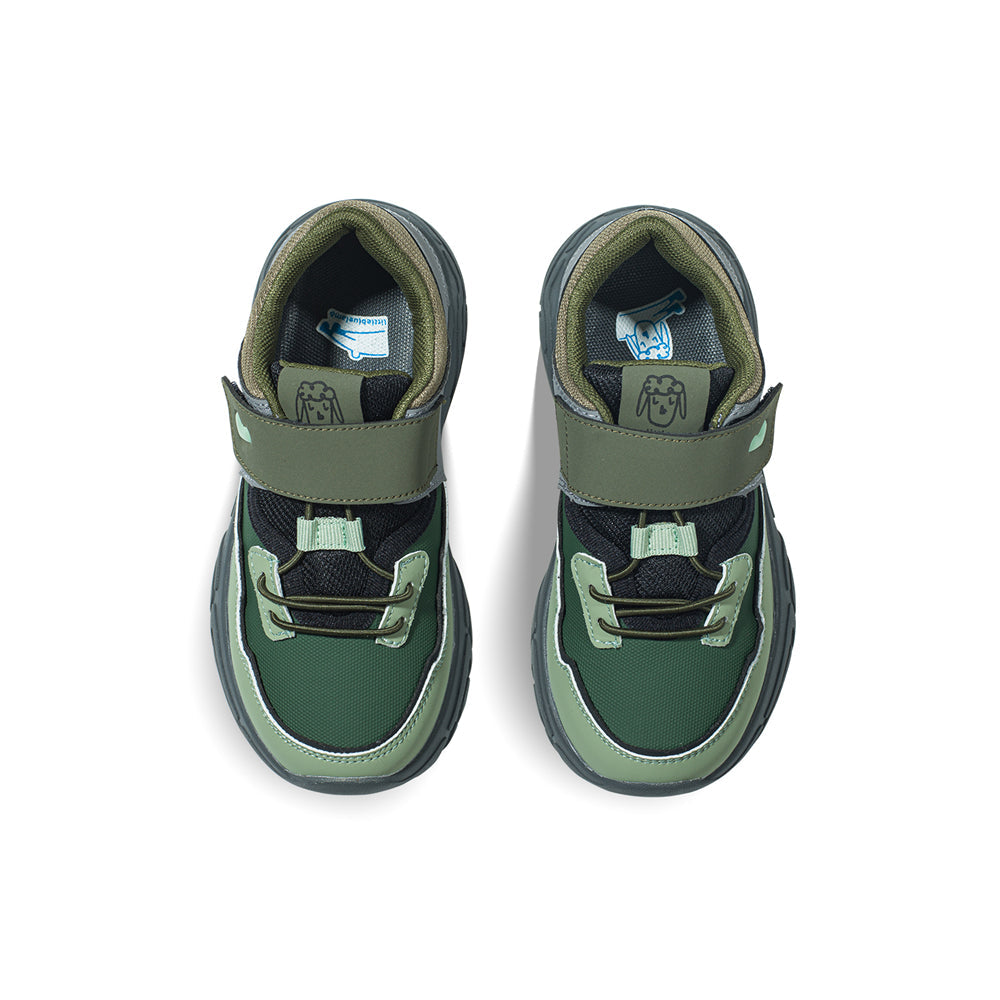 Kids Casual Breathable Lace Velcro Strap Shoes-3