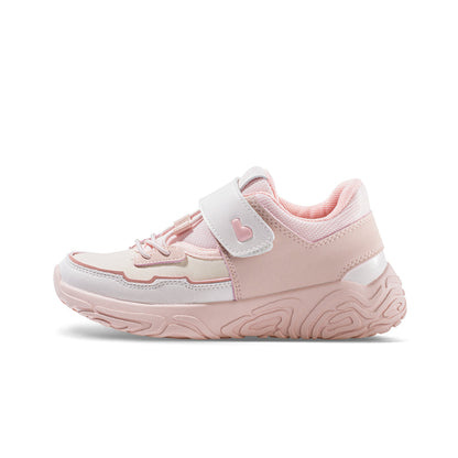 Kids Casual Breathable Lace Velcro Strap Shoes-5