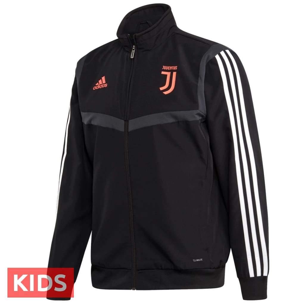 Kids - Juventus black presentation Soccer tracksuit 2019/20 - Adidas-2