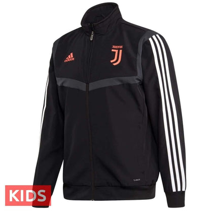 Kids - Juventus black presentation Soccer tracksuit 2019/20 - Adidas-2