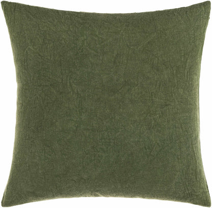 Kiho Olive Textured Grid Throw Pillow - Clearance-4