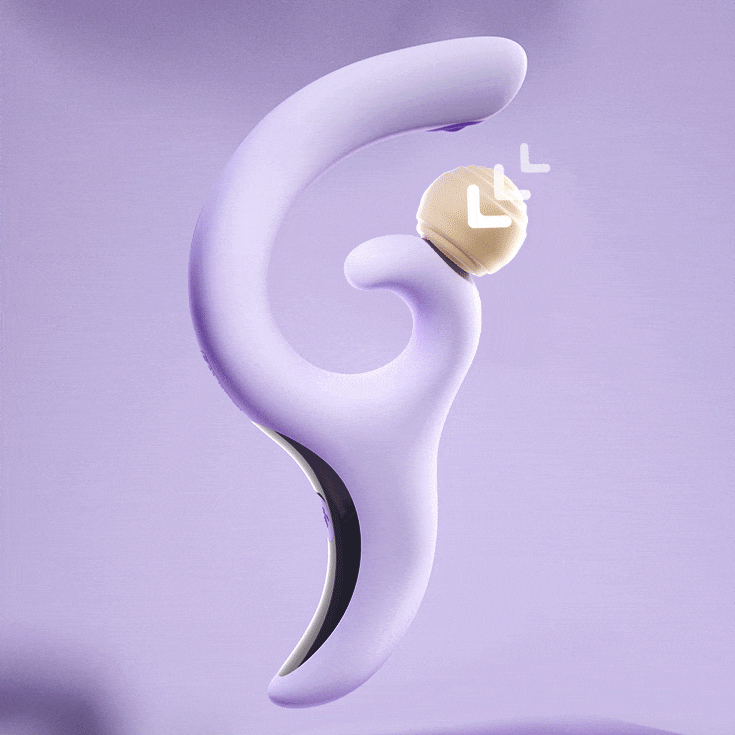 KISSTOY Big G 2 Clit & G-Spot Slapping Rabbit Vibrator-3