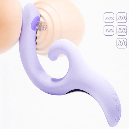 KISSTOY Big G 2 Clit & G-Spot Slapping Rabbit Vibrator-4