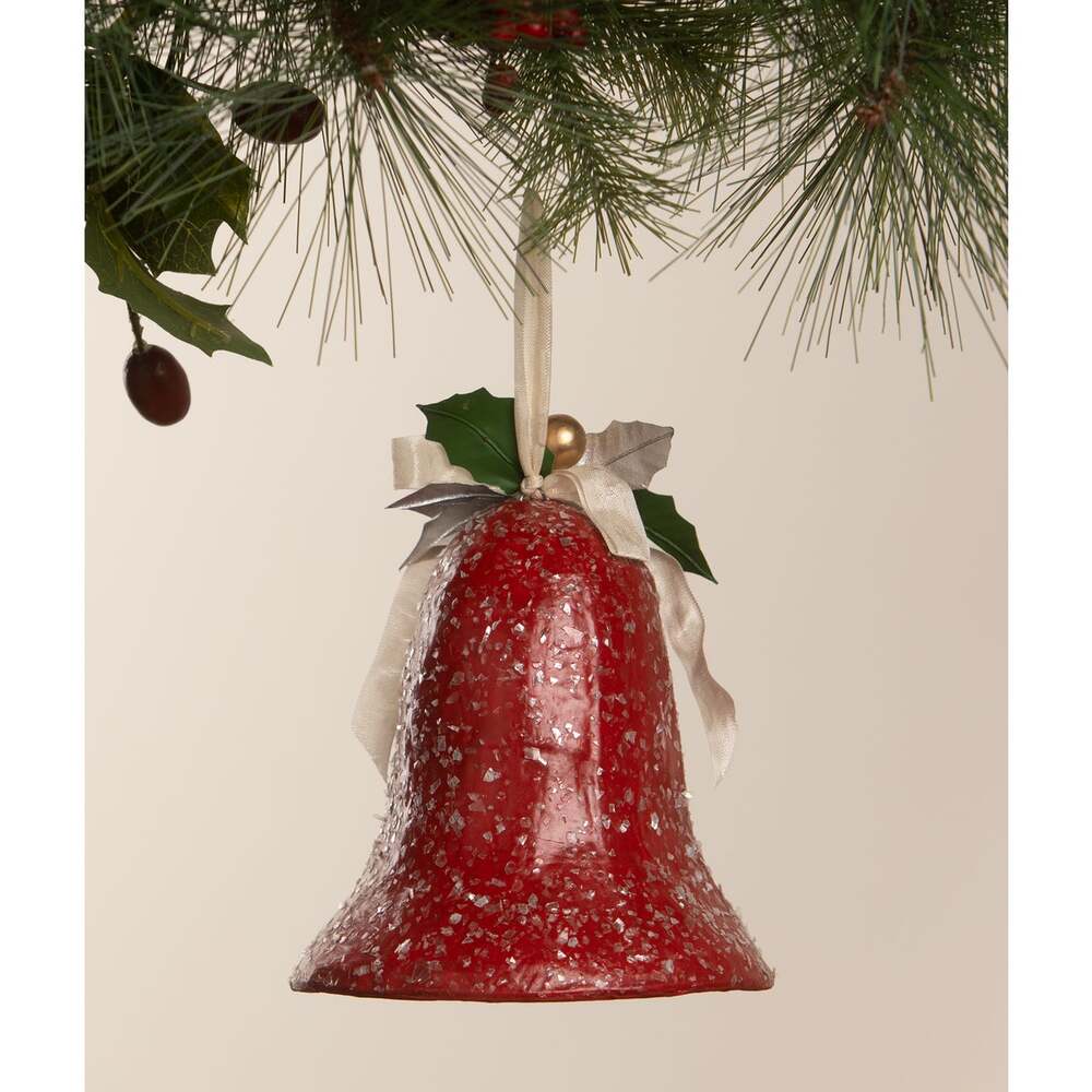 6" Kitschmas Snowman in Bell by Bethany Lowe Designs-2