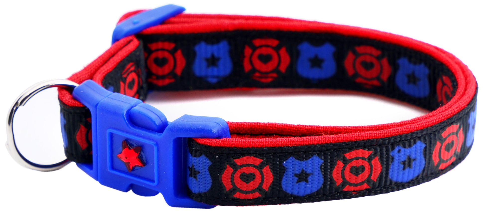 Fire and Police Badges Cat Collar-43