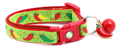 Spicy Peppers Breakaway Cat Collar-25
