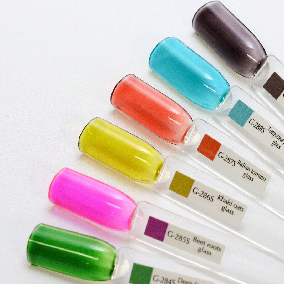 Kokoist - E-288S Turquoise Pansy Glass-3