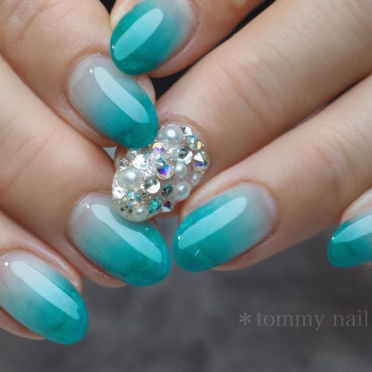 Kokoist - E-288S Turquoise Pansy Glass-4